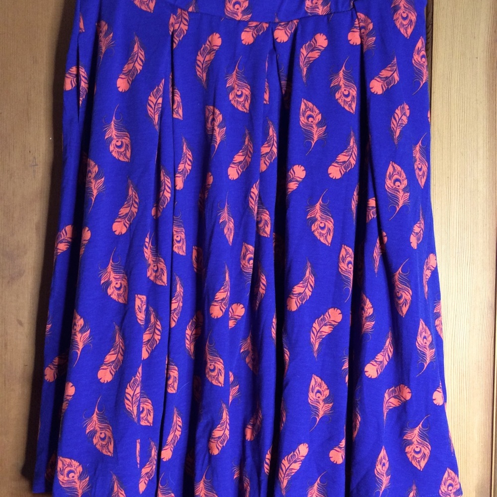 LLR XL Madison feather print skirt